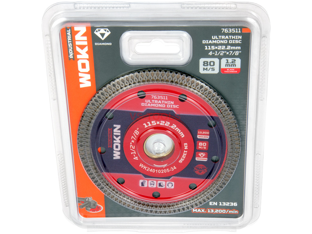 Donat 165D ルテニウムメッキ 4-1/2inch Diamond Cut-Off Discs Masonry Tile Granite Marble